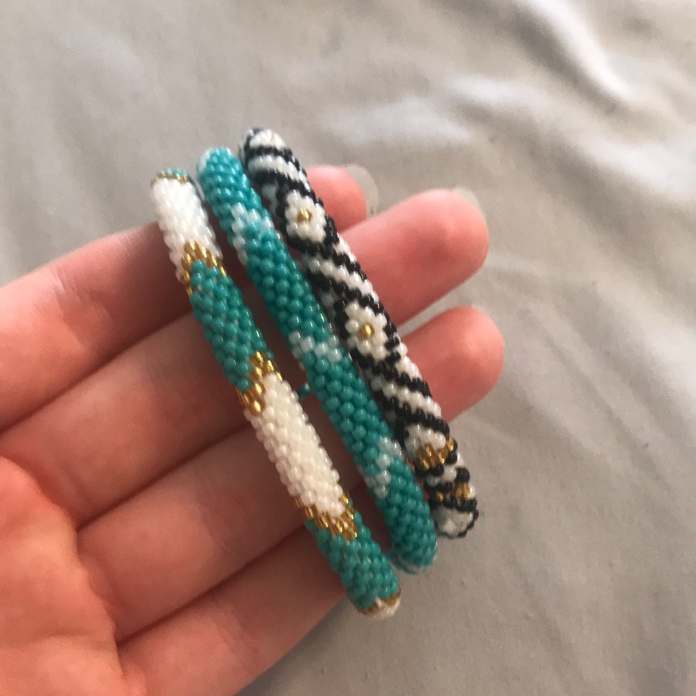Sashka Co hand beaded bracelets